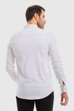 Cuff Long Sleeves Printed Dark Shirt - White Rabbit