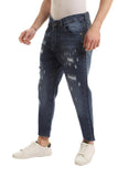 Front Wash With Splatter Jeans (11197) - White Rabbit