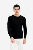 Knitted Pullover Round Neck (1304) - White Rabbit