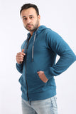 Ribbed Comfy Zip Through Hoodie (402) - White Rabbit