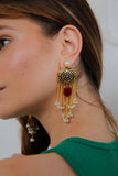 Ruby Donglers Earrings - Taleed