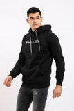 Stitched "What A Life" Hoodie (308) - White Rabbit