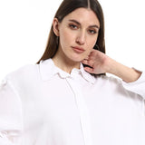 Wide Blouse With Buttons On The Front - Merch