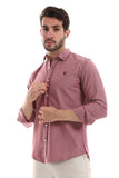 Front Textured Men Shirt (2050) - White Rabbit