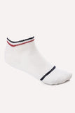 Lined Elastic Trim Ankle Socks (5025) - White Rabbit