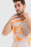 Neon "White Rabbit" Printed T-Shirt - White Rabbit
