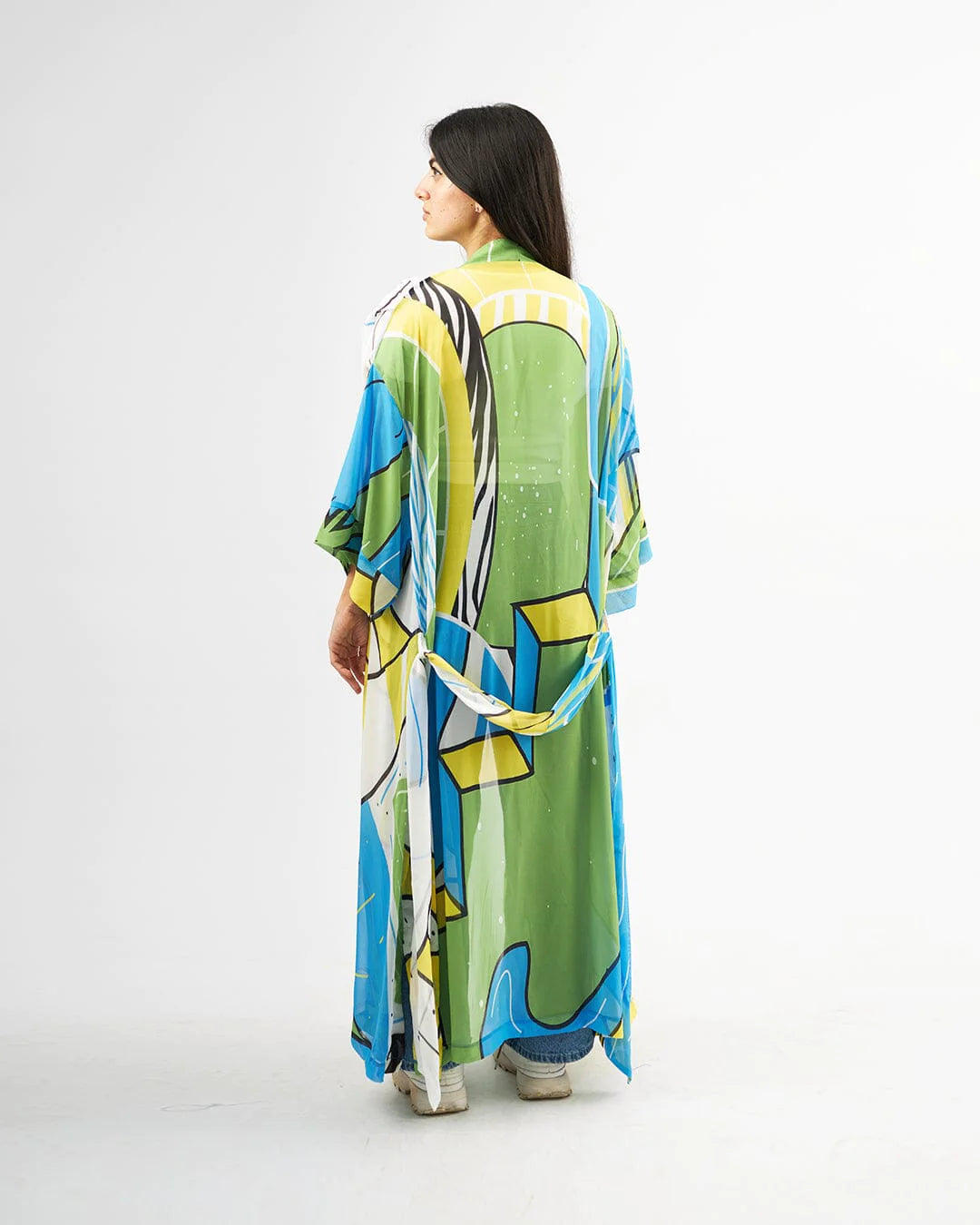Greens - Chiffon Kimono - The Makeovr