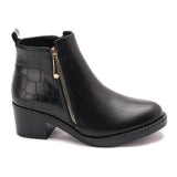 Leather Ankle Boot (1318) - XO Style