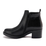 Leather Ankle Boot (1318) - XO Style