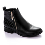 Leather Ankle Boot (1015) - XO Style