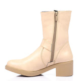 Leather Ankle Boot (1235) - XO Style