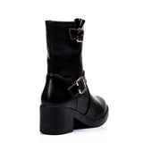 Leather Ankle Boot (1235) - XO Style