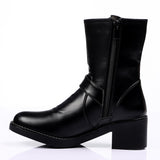 Leather Ankle Boot (1235) - XO Style