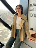 Trench Gabardine Jacket - Amaze