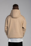 Embossed Hoodie With Pockets (110057) - Jorindo