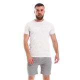 Men Crew Neck Short Sleeves Pajama Set  - Kady