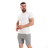 Men Crew Neck Short Sleeves Pajama Set  - Kady