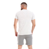 Men Crew Neck Short Sleeves Pajama Set  - Kady