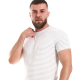 Men Crew Neck Short Sleeves Pajama Set  - Kady