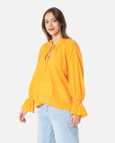 Ruffle Sleeve Blouse - The Makeovr