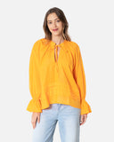 Ruffle Sleeve Blouse - The Makeovr