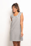 Striped Casual Short Dress - Viva