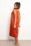 Round Neck Linen Dress - Viva