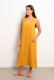 Round Neck Linen Dress - Viva