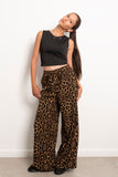 Leopard Crepe Pants - Marwa Elezaby