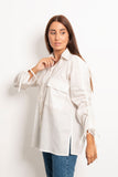 Drawstring Poplin Shirt - Mitcha Label