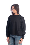 Solid Crew Neck Knitted Top - HANS