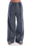 Wide Leg Cotton Sweatpants - Mitcha Label