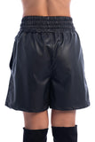 Leather High Rise Short - Mitcha Label