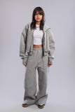 Cropped Melton Tracksuit - Mitcha Label