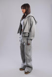 Cropped Melton Tracksuit - Mitcha Label