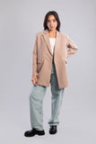 Oversized Crepe Blazer - Mitcha Label