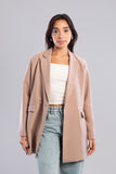 Oversized Crepe Blazer - Mitcha Label