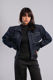 Cropped Denim Jacket - Mitcha Label