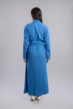 Linen Dress Shirt With Belt - Allura