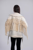 Boho Fringe Oversized Jacket - Amaze