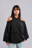 Cold Shoulder Sweatshirt - Amaze