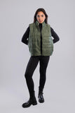 Double Face Puffer Vest - Mitcha Label