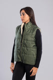 Double Face Puffer Vest - Mitcha Label