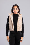 Cropped Safari Puffer Jacket - Mitcha Label