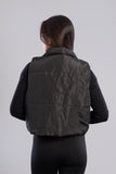 Cropped Safari Puffer Jacket - Mitcha Label