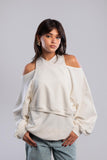 Cold Shoulder Sweatshirt - Amaze