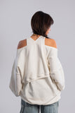 Cold Shoulder Sweatshirt - Amaze