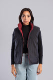 Double Face Puffer Vest - Mitcha Label