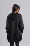 Long Comfort Hoodie  - Azul