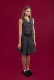 Tweed Suit Vest and Short Skirt - Mitcha Label